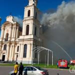 Пожар в санктуарии Божьей Матери в Будславе