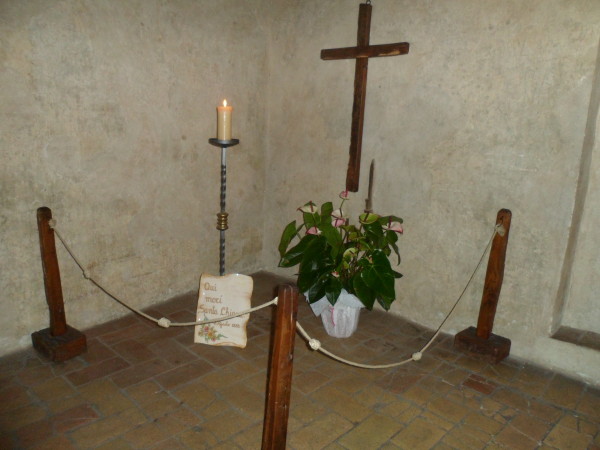 Место смерти святой Клары в Сан-Дамиано. Фото: Анастасия Орлова