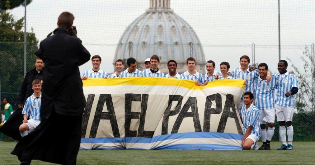 Футбольный матч между Италией и Аргентиной для Папы Франциска