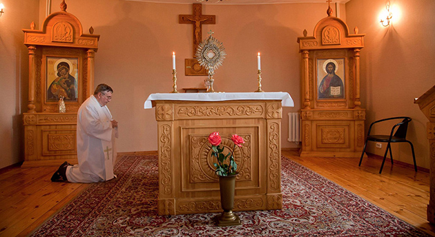 Расписание духовных упражнений у отцов-иезуитов в Новосибирске на весну 2013
