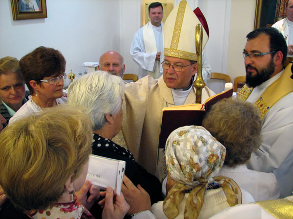 Архиепископ Павел Пецци освятил часовню в Полесске
