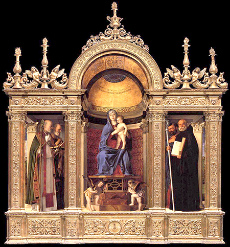 Джованни Беллини. Триптих. 1488. Церковь Санта-Мария-дей-Фрари, Венеция