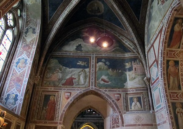 Капелла Марии Магдалины. Нижняя церковь базилики Святого Франциска Ассизского. 1307-1308
