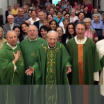 Итальянский священник отслужил Мессу в день своего 100-летия, четверо сыновей-священников сослужили ему